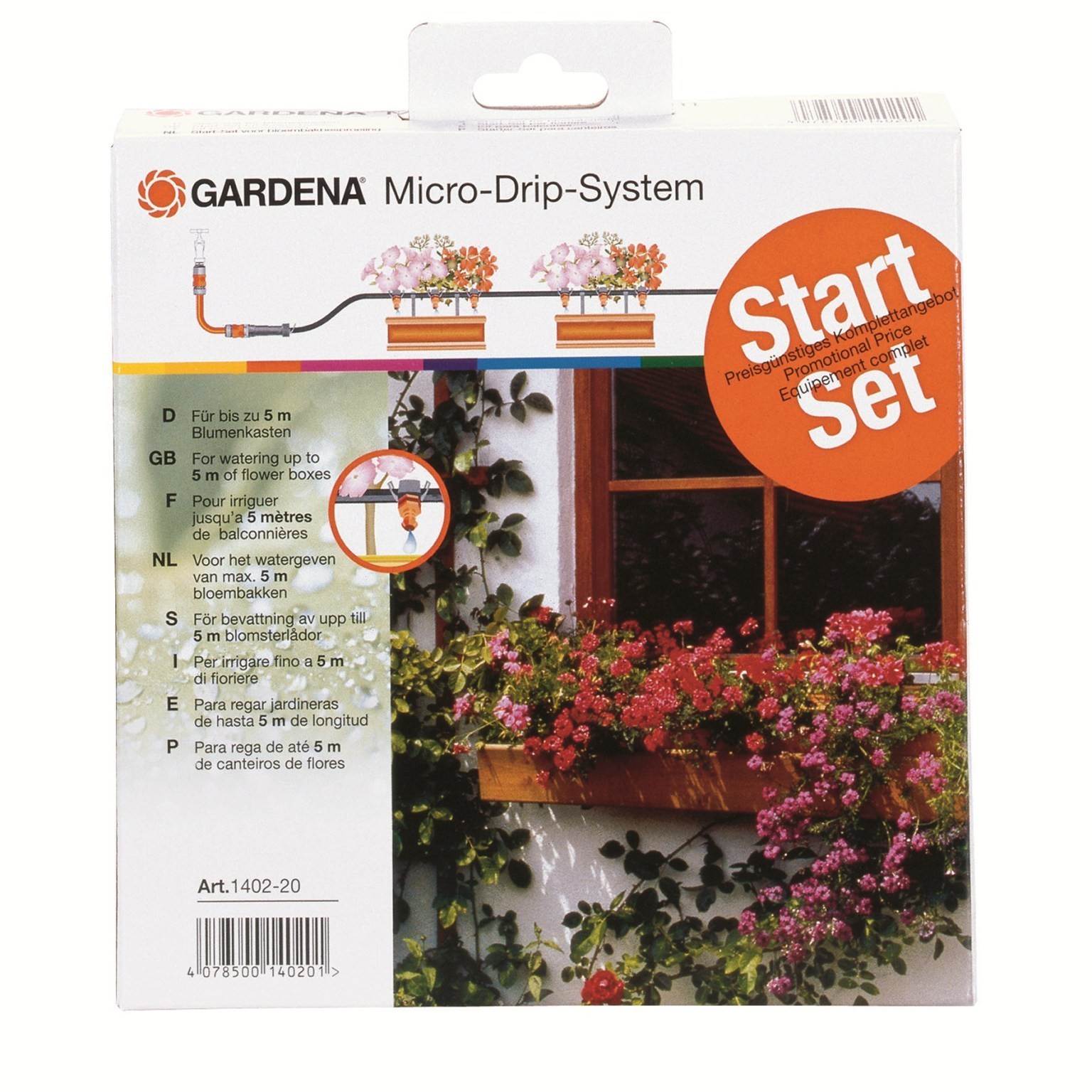 Kit de départ pour balconnières Micro Drip