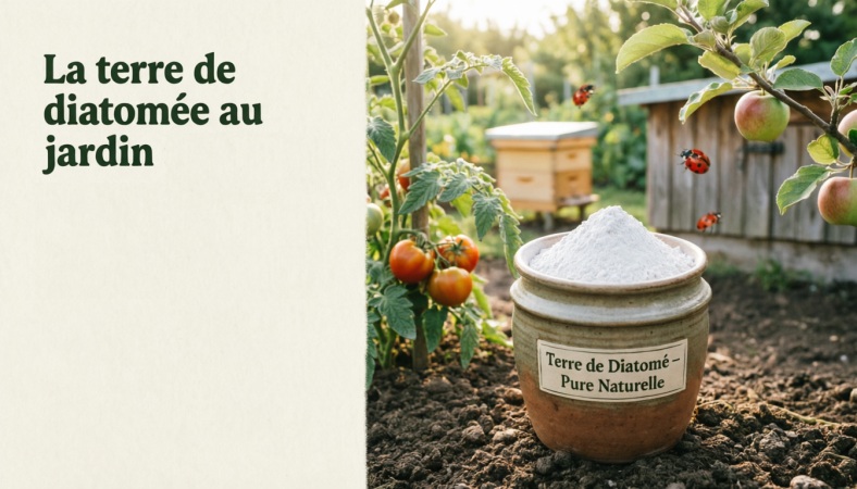 Terre de diatomée au jardin